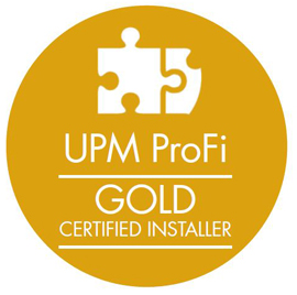 UPM ProFi kulta-tason asentaja