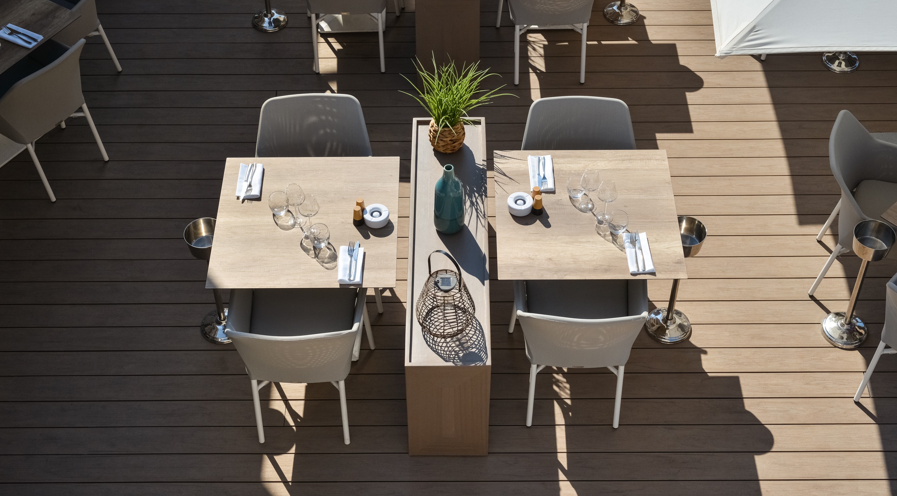 Terrasses en composite pour restaurants | UPM ProFi